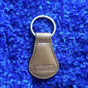 Coach Leather Keychain